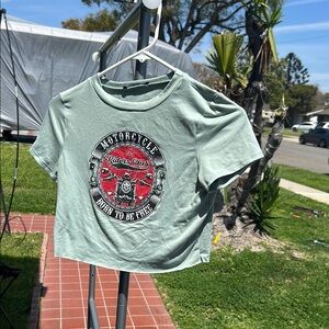 Motorcycle Riders Club Womens T-Shirt - Green